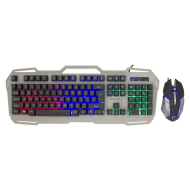 Tastiere dhe Mouse White Shark APACHE-2 per Lojra | WHITE SHARK KEYBOARD AND MOUSE GMK-1901 APACHE - COMBO