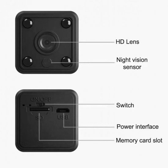 Mini Kamera HD 1080p |Battery IP Camera