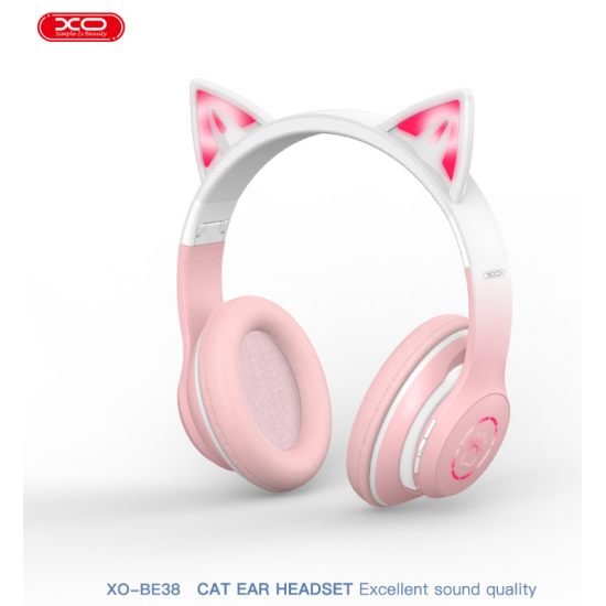 Kufje me Bluetooth per Femije | Cat Ear Headset XO-BE38