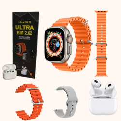 SmartWatch Ultra DR 03 | Ore Inteligjente 3in1