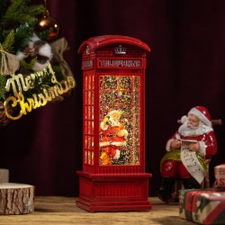 Dekor Krishtlindjesh | Christmas Red Snow Globe 11 x 11 x 25 cm