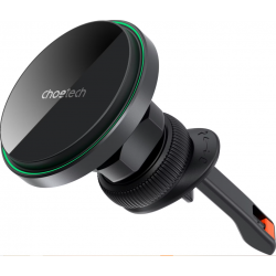Karikues Wireless dhe Mbajtese Telefoni Magnetike per Makine Choetech T204-F