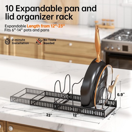 Organizues per Ene Kuzhine | Pots and Pans Organizer