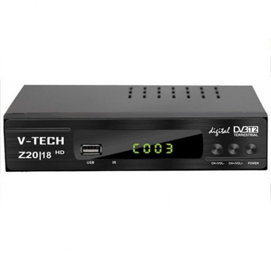 Dekoder Tokesor Dixhital DVB-T2 HD V-TECH