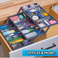 Organizuese Plastike me 3 Nivele dhe me Hapje