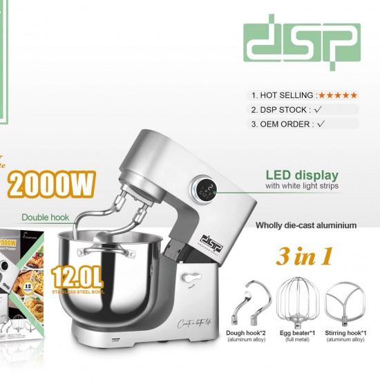 Brumatrice DSP 12L 2000W | Stand Mixer KM3077