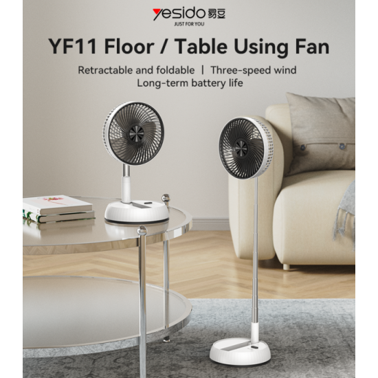 Ventilator 2in1 Yesido | YF11 Premium Folding Fan