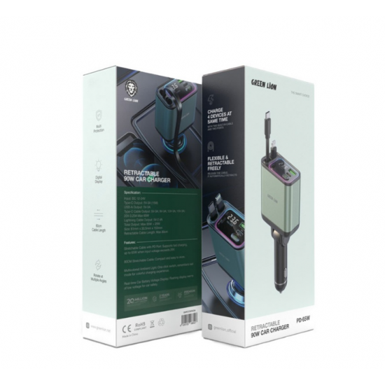 Karikues Green Lion per Makine me Fisha te Integruara 90W