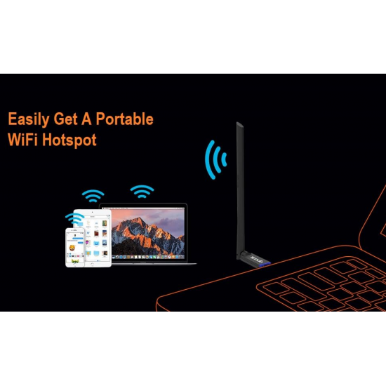 USB Adapter Wi-Fi 5 Dual Band Tenda AX650 U10