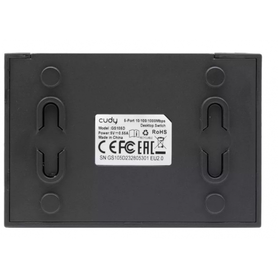 Switch Ethernet Cudy 5x10/100port GS105D