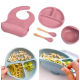 Set Ushqimi prej Silikoni per Bebe