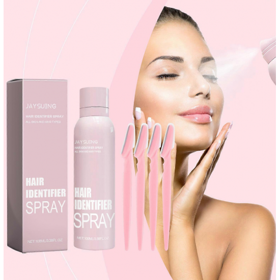 Spray dhe 4 Brisqe per Depilimin e Fytyres EELHOE