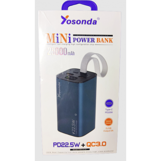 Bateri e Jashtme Yosonda Power Bank 25000 mAh | Yxd-A137 Mini