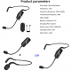 Mikrofon me Wireless EM1 | Yanmai Wireless Headset Microphone     