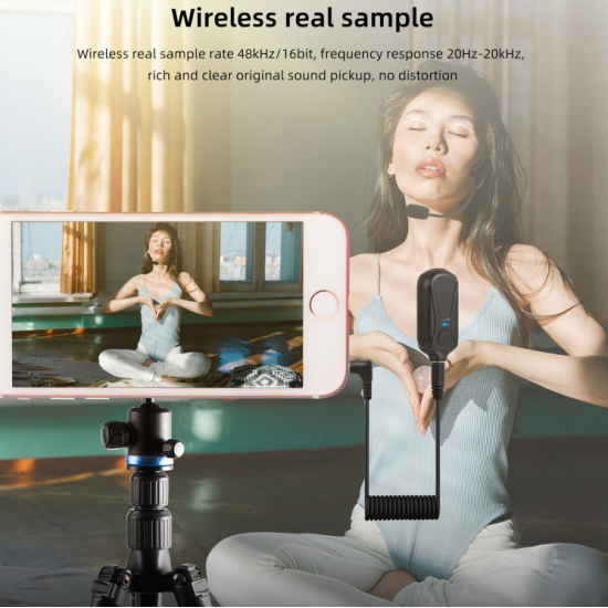 Mikrofon me Wireless EM1 | Yanmai Wireless Headset Microphone     