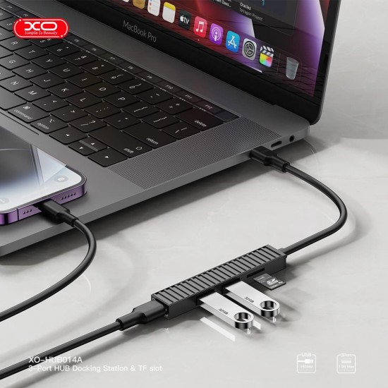 Hub me 3 Porta USB + 1 Porte Karte XO HUB014A