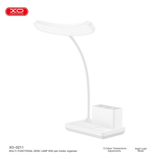 Drite Tavoline Portative LED dhe Organizuese  XO-OZ11 2400mAh