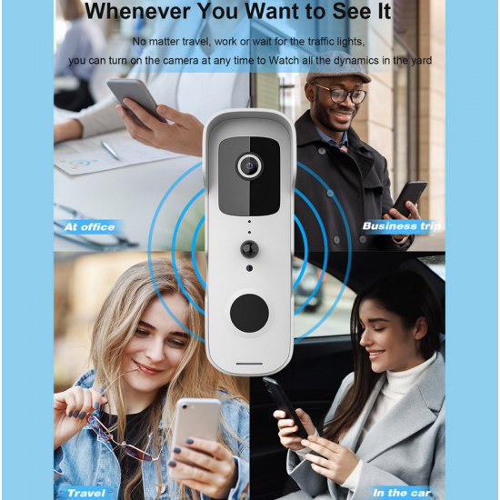 Zile Dere me Kamera | Home Wireless Doorbell Camera Tuya