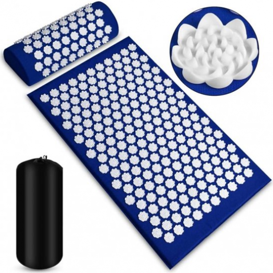 Jastek dhe Tapet Masazhues | Acupressure Mat Pillow Set 2 in 1 