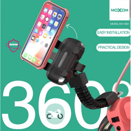 Mbajtese Telefoni per Biciklete/Motorr Moxom MX-VS81