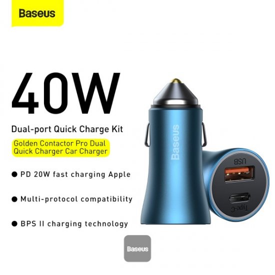 Karikues Baseus per Makine | Karikues Fast Charger | 40 W