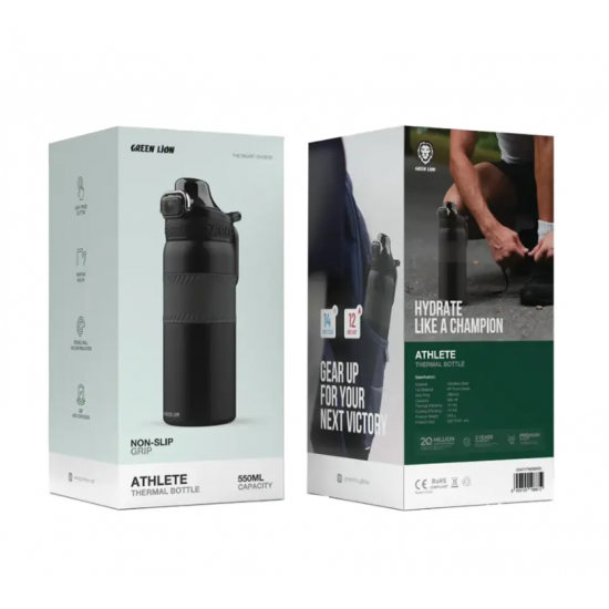 Shishe Termike Green Lion Athlete 550ml